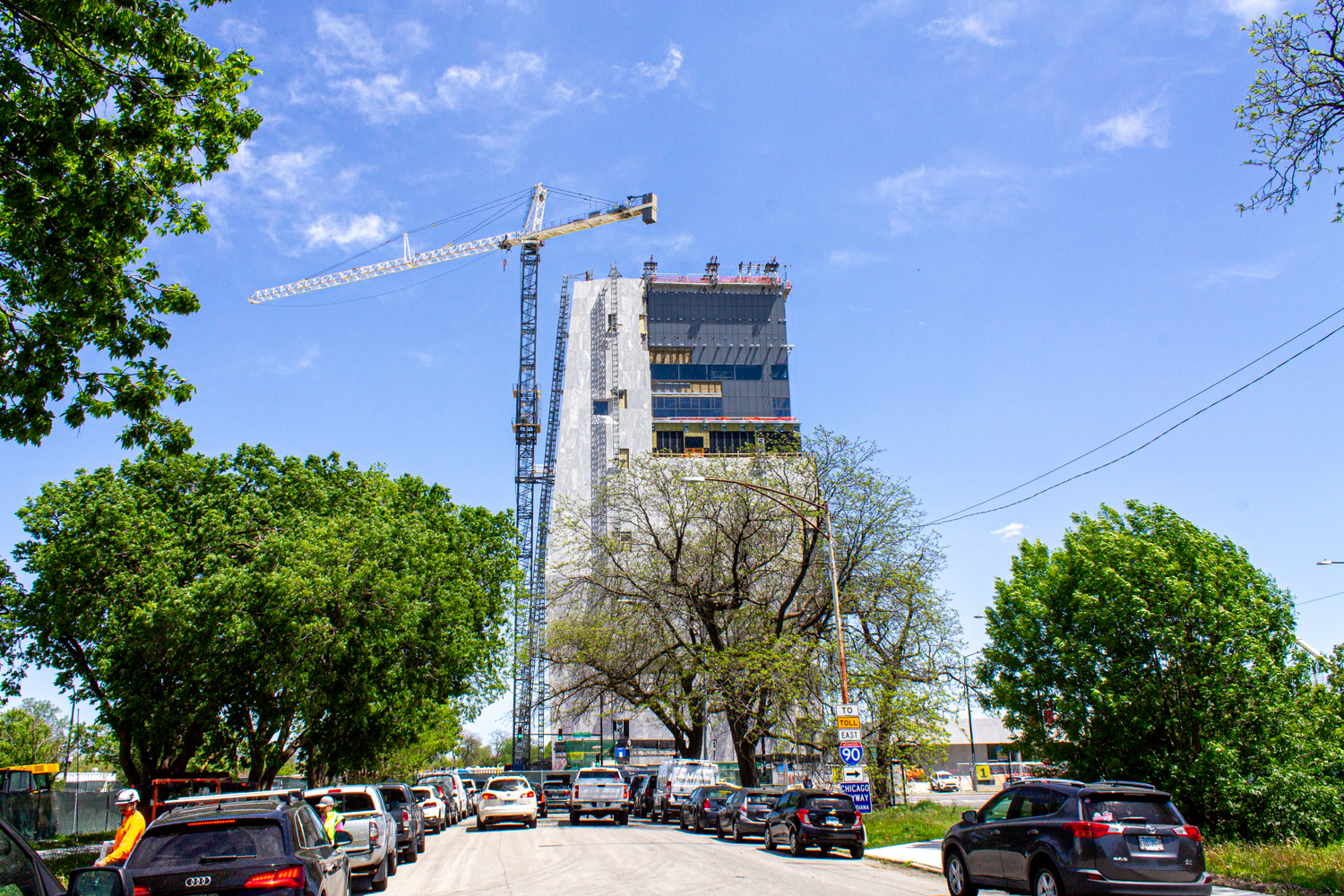 Obama Presidential Center Museum Tower May 2025 construction update