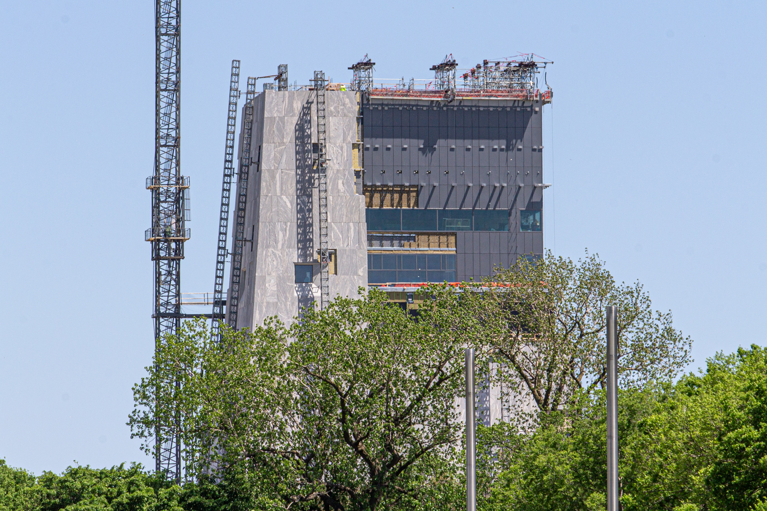 Obama Presidential Center Museum Tower May 2025 construction update