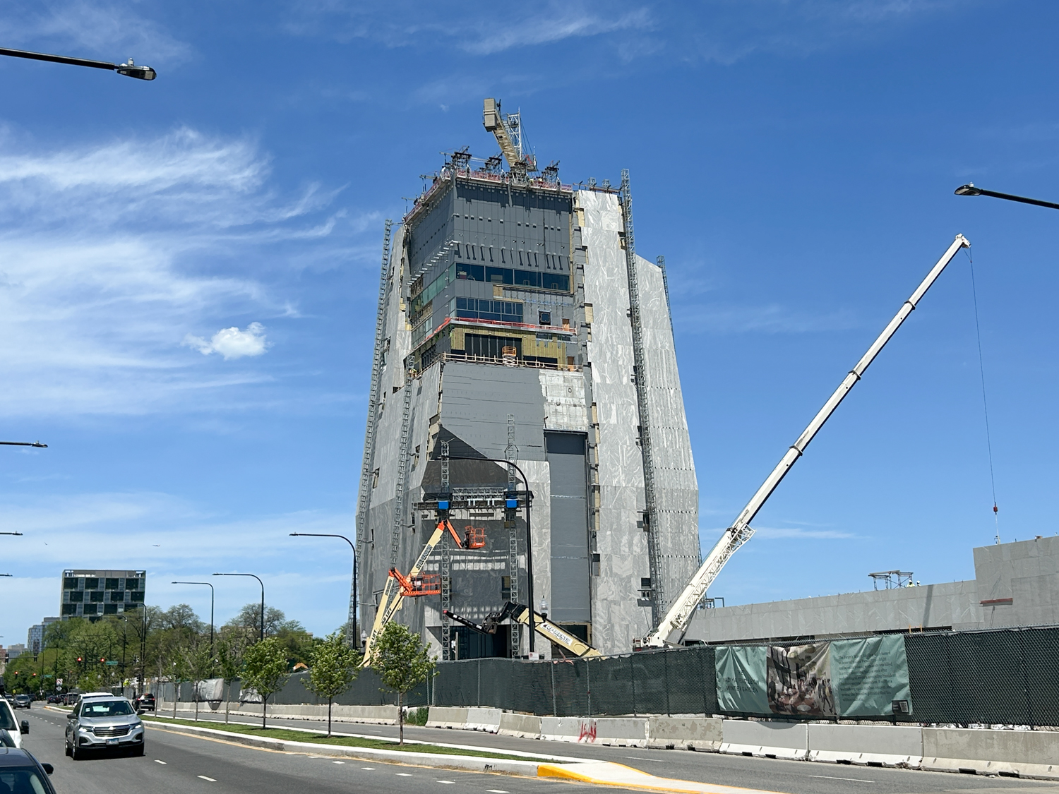 Obama Presidential Center Museum Tower May 2025 construction update