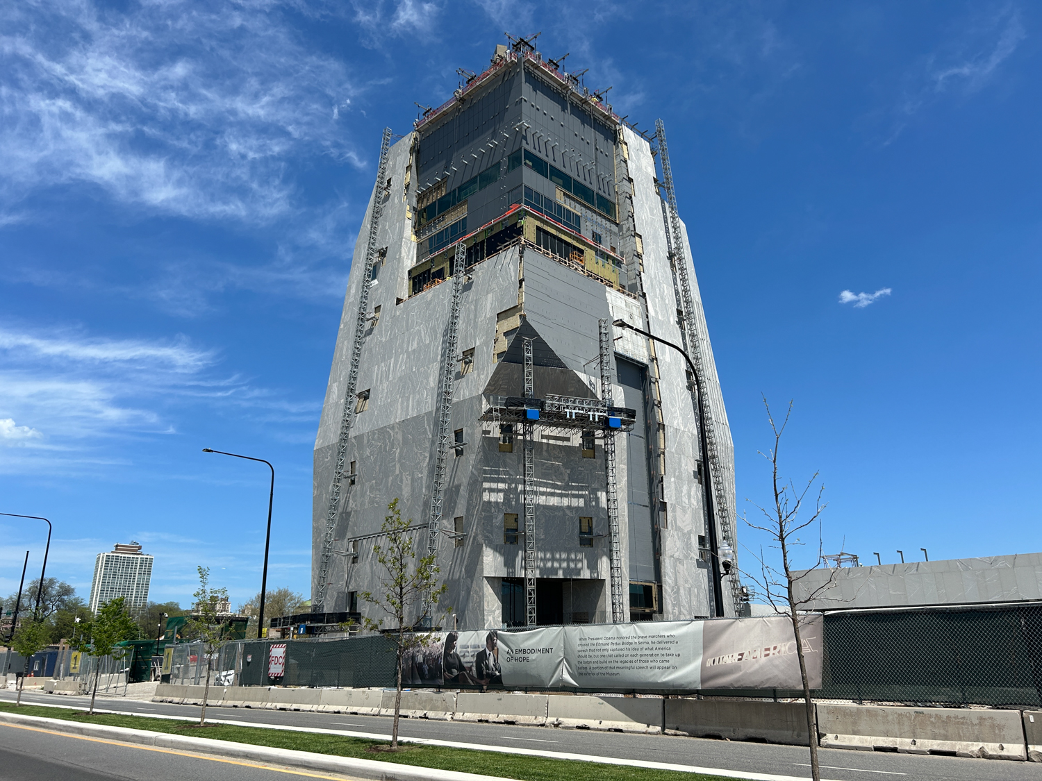 Obama Presidential Center Museum Tower May 2025 construction update