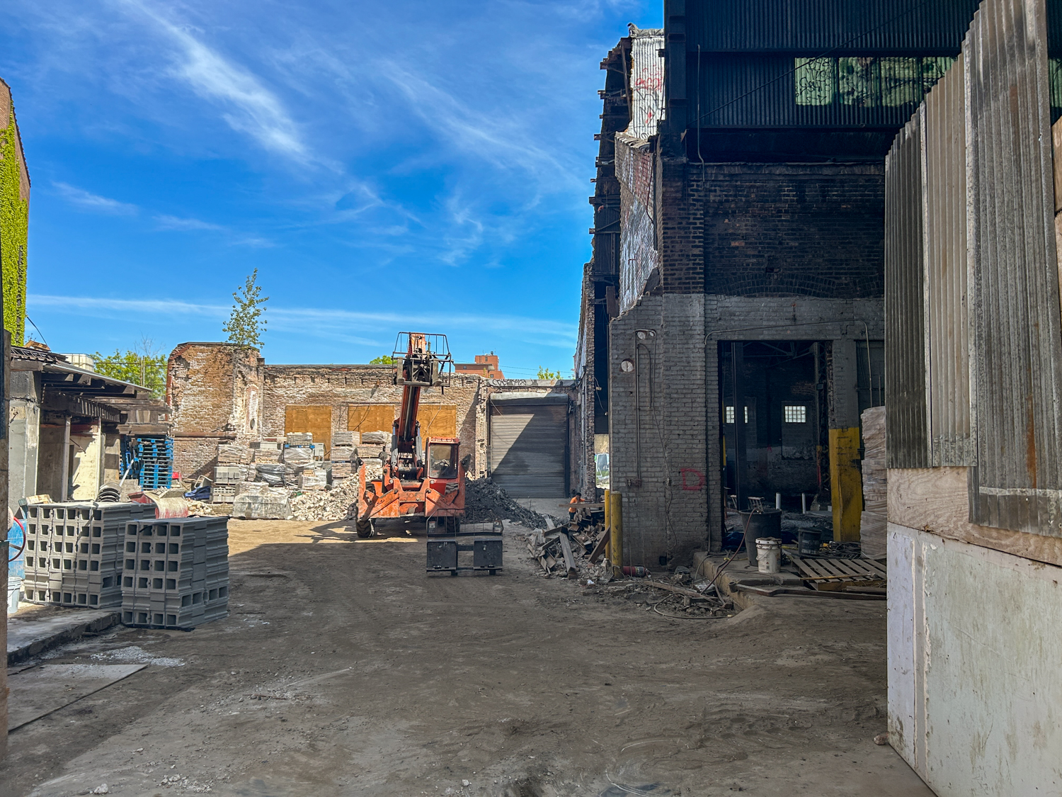 Transformation of Otis Elevator foundry building underway