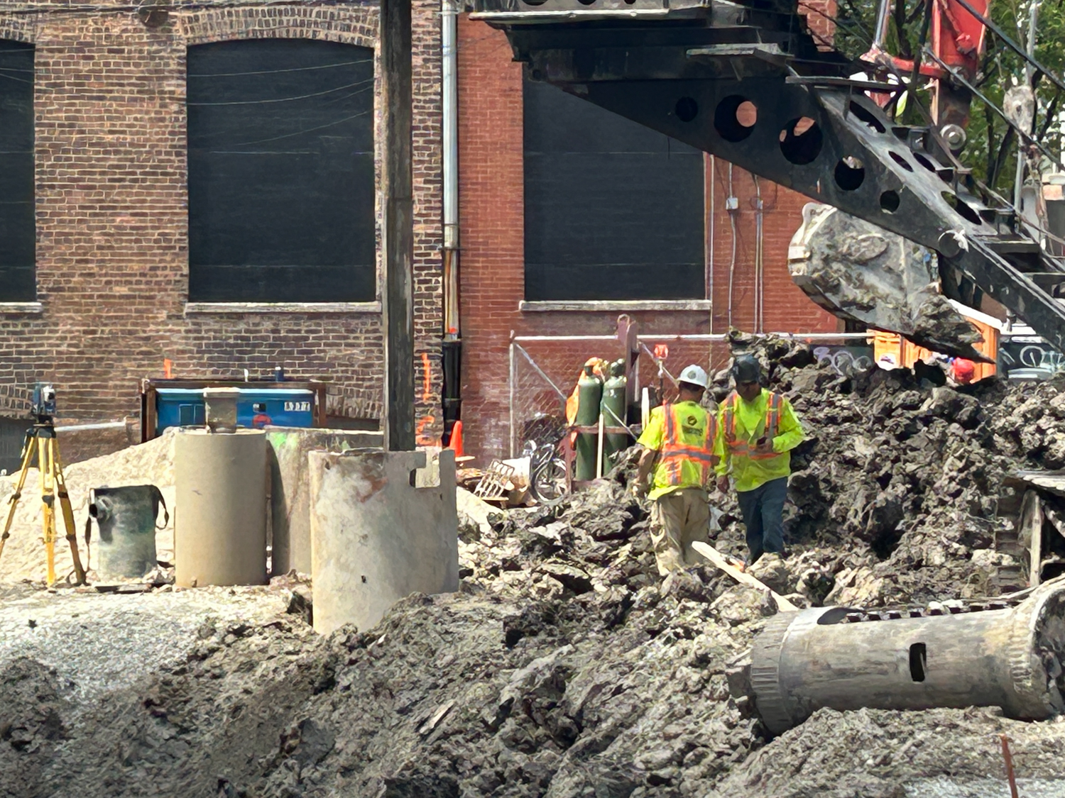 The Lake caisson construction