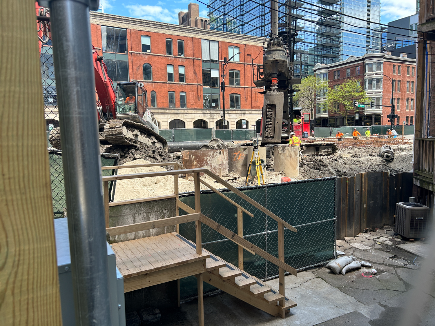 The Lake caisson construction