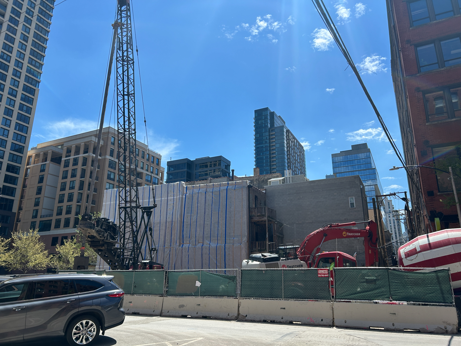 The Lake caisson construction