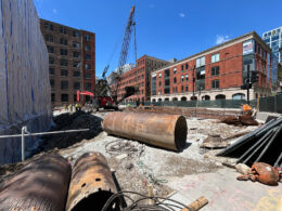 The Lake caisson construction