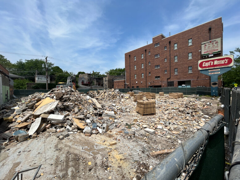 Demolition for Tucker Pup's at 3650 North Ashland Avenue