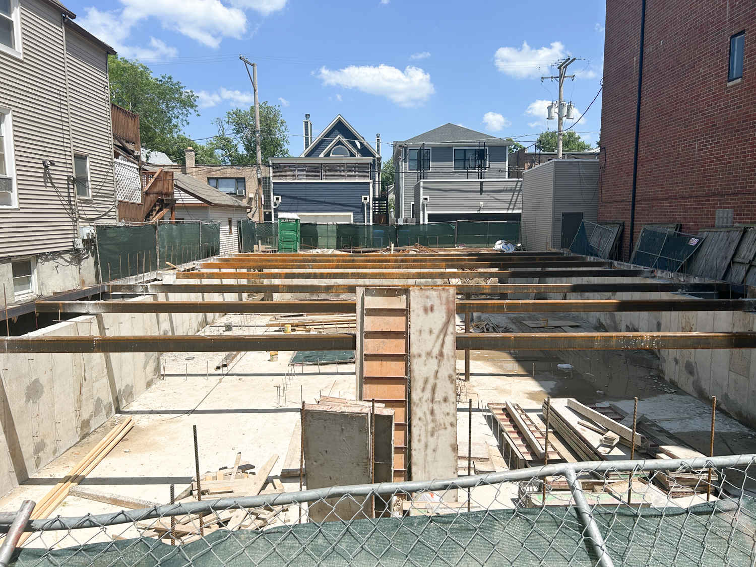 4529 North Western Avenue construction progress