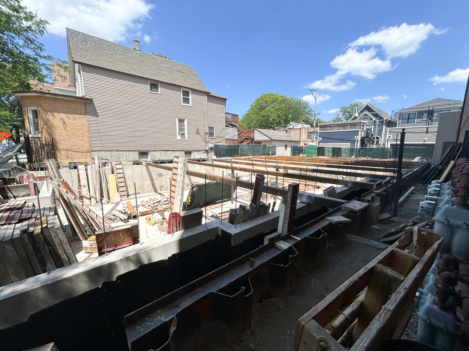 4529 North Western Avenue construction progress