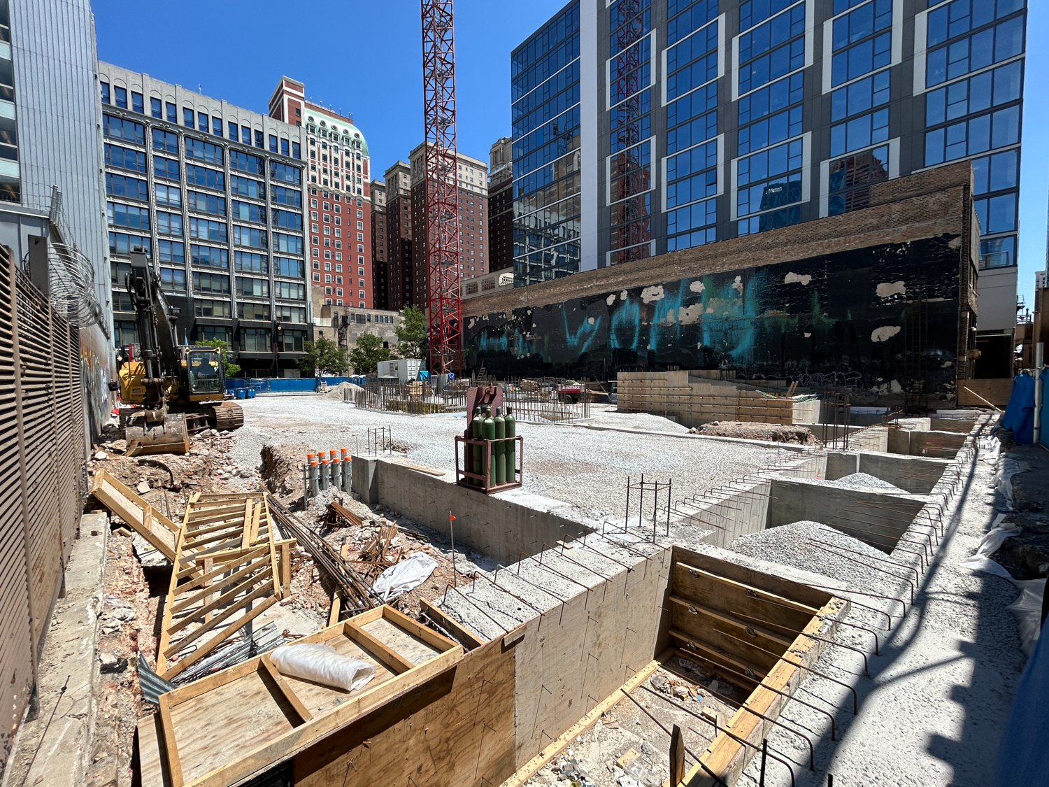 626 South Wabash foundation work