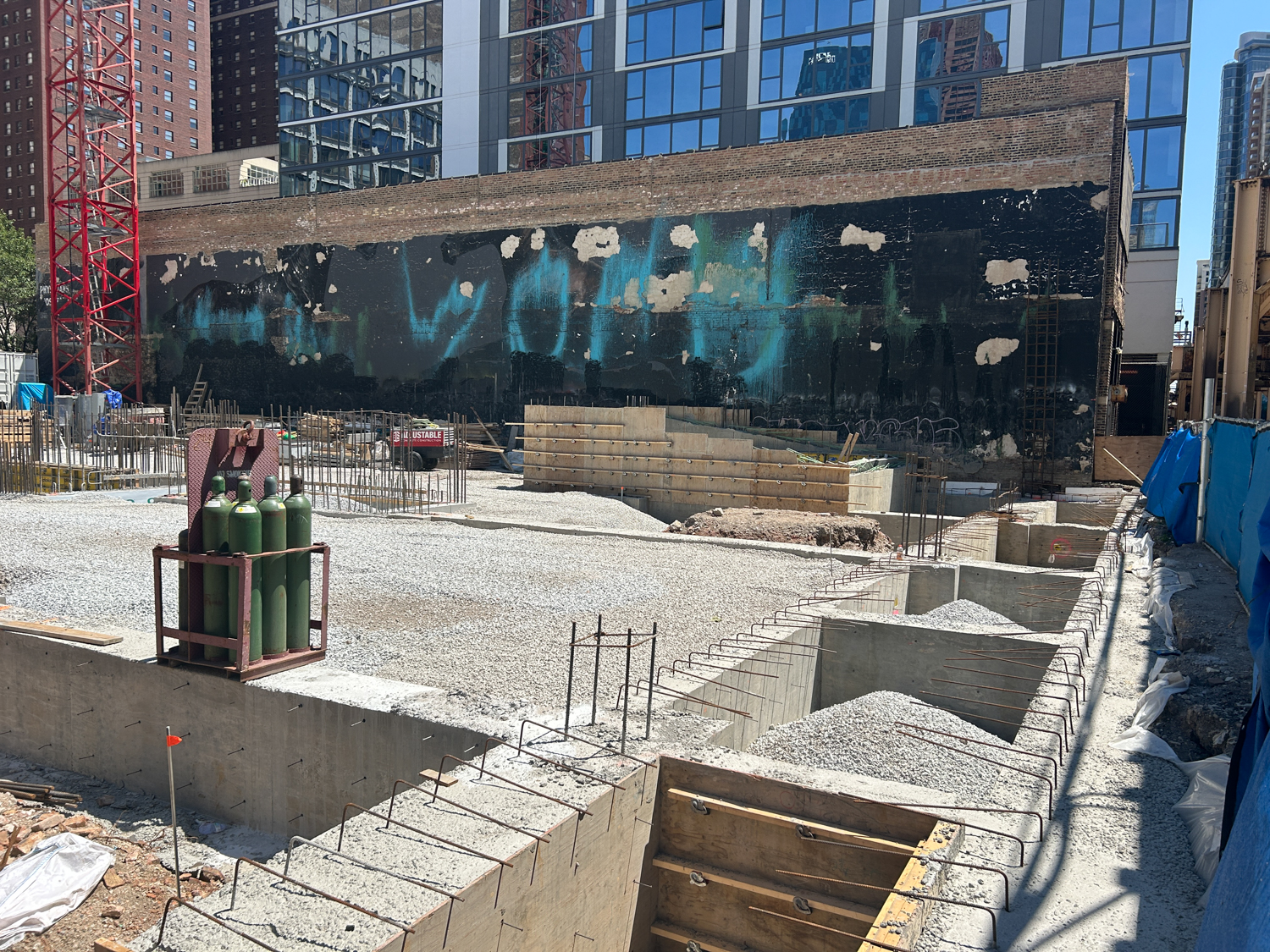 626 South Wabash foundation work