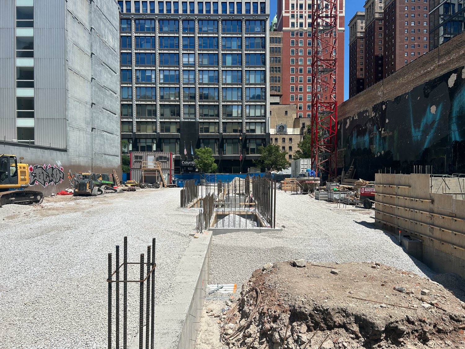 626 South Wabash foundation work