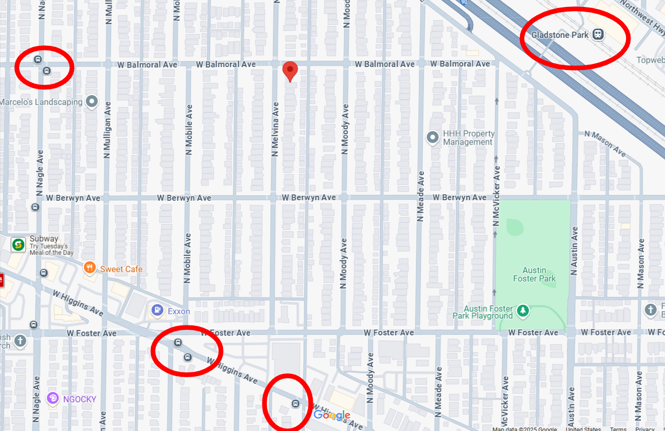 Two SFRs permitted for North Melvina Avenue
