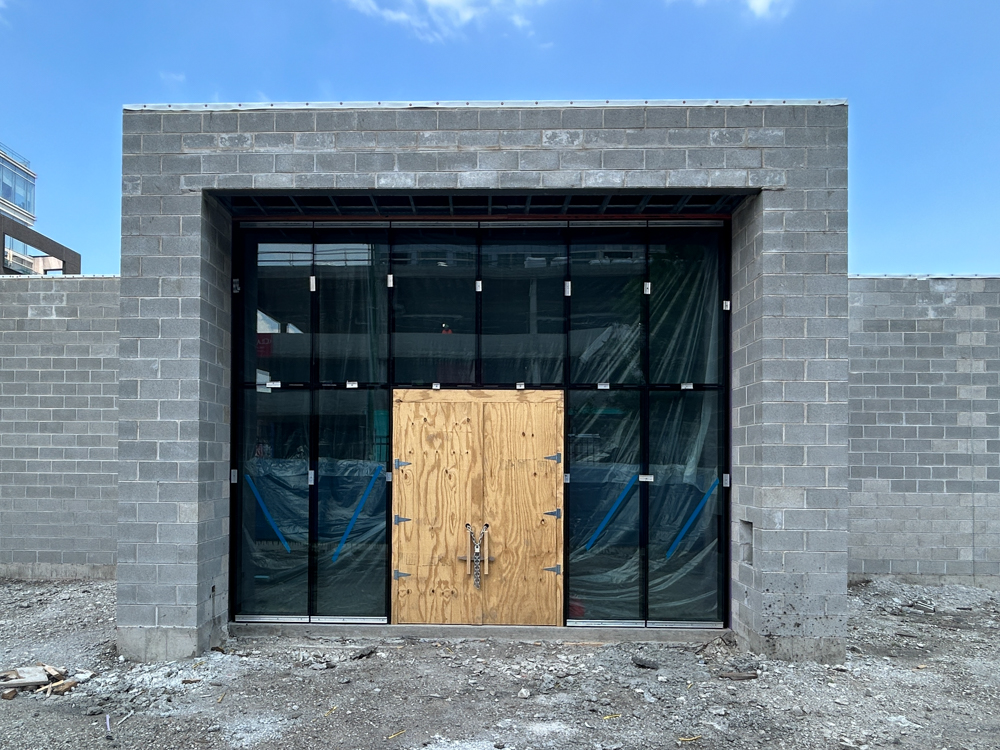 1325 West Futon Sales Center construction progress