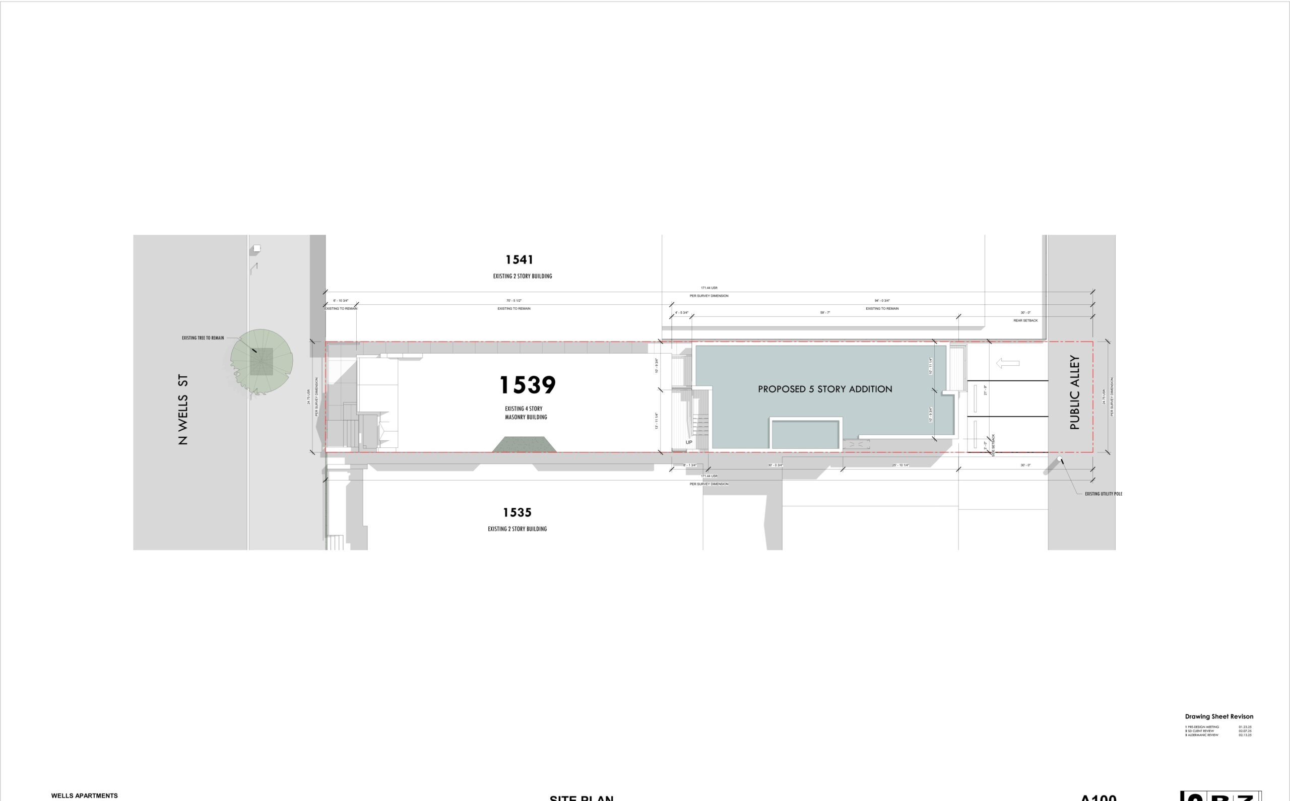 1539 North Wells Street addition permitted