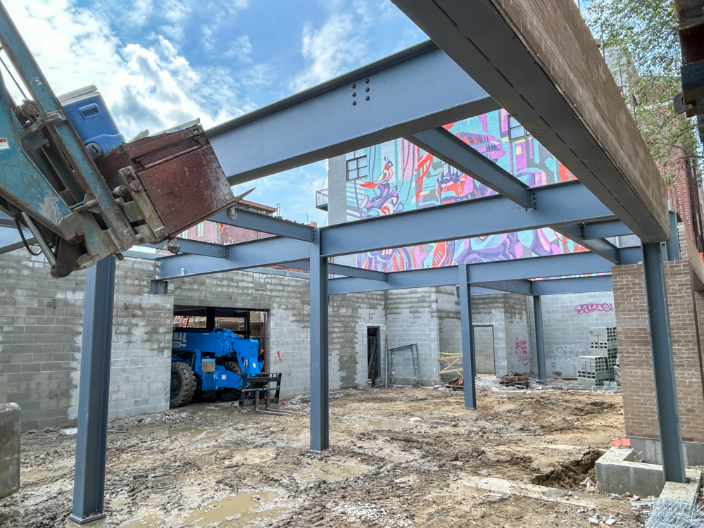 1880 North Milwaukee construction progress