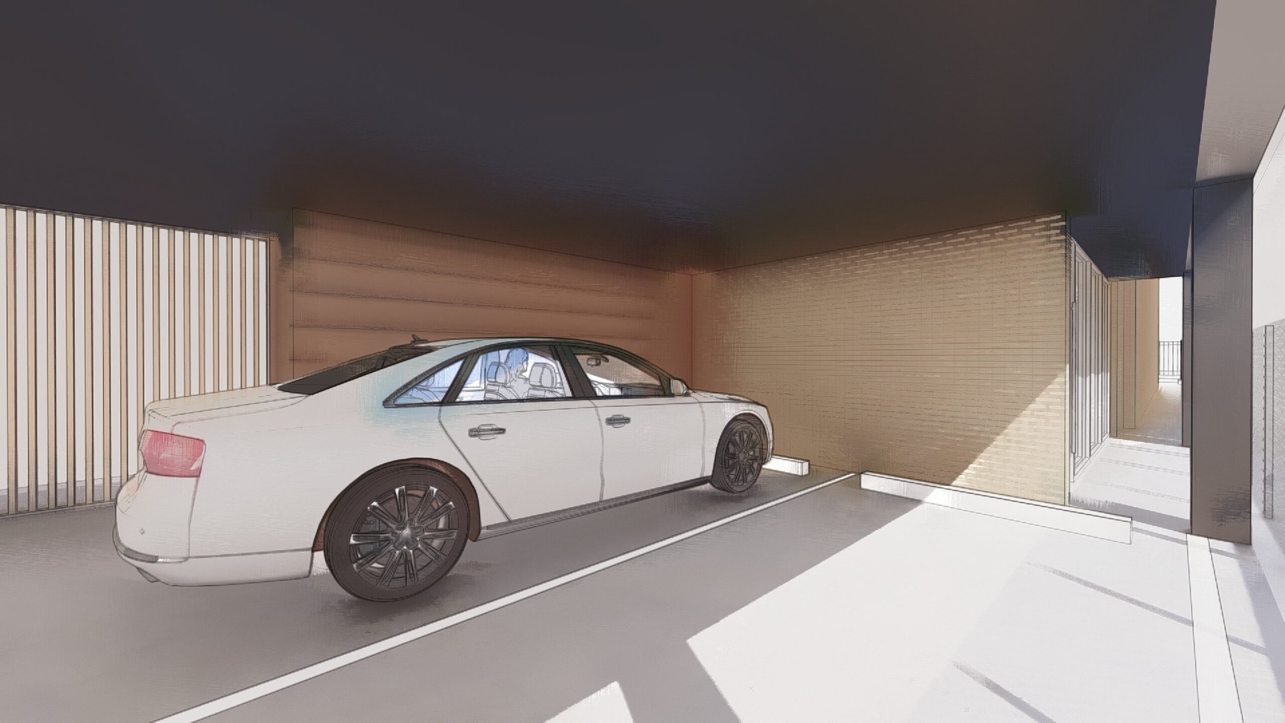 Rendering via 2rz Architecture