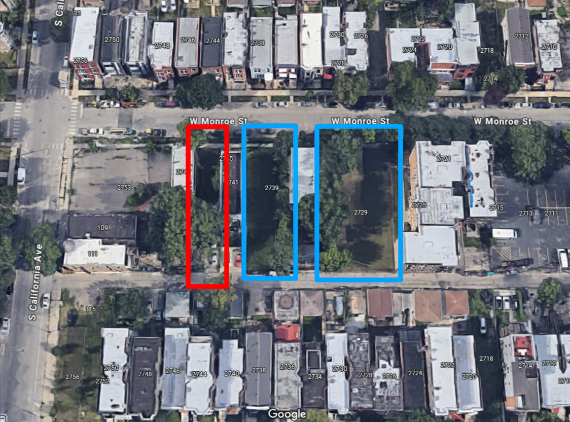 2745 West Monroe Street three-flat permitted