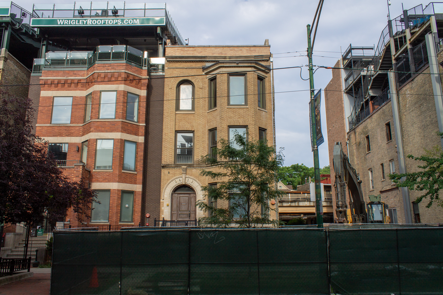 3633 North Sheffield Avenue rooftop demolition