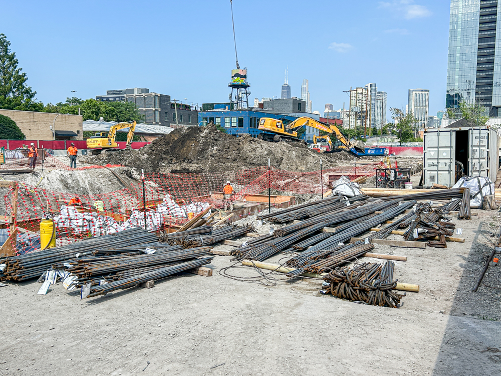 370 North Morgan construction progress