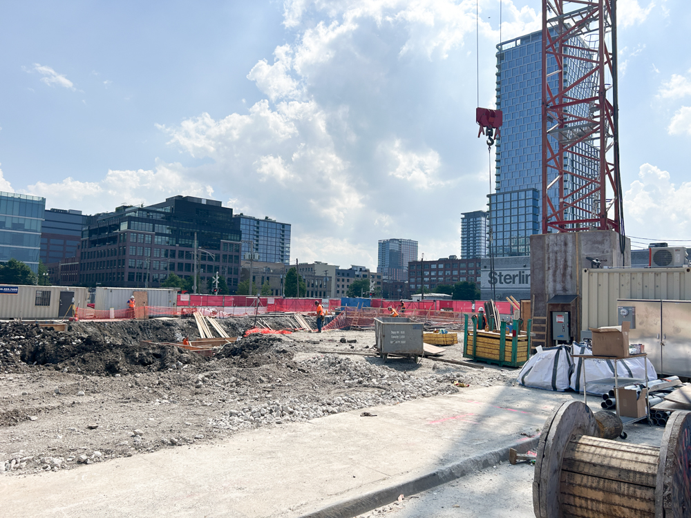 370 North Morgan construction progress