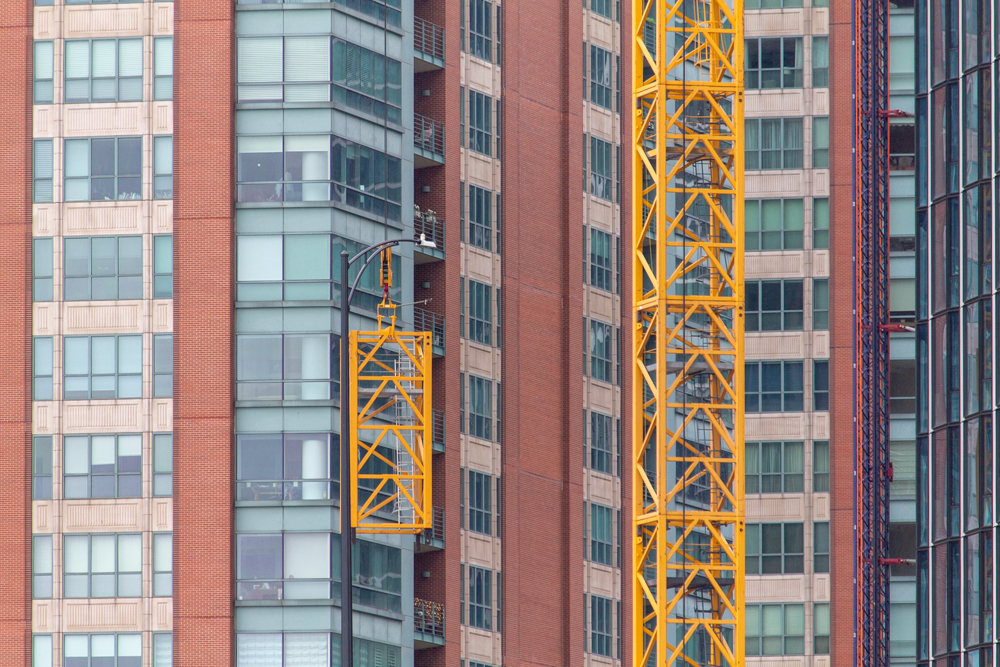 400 Lake Shore North Tower crane jump July 2025