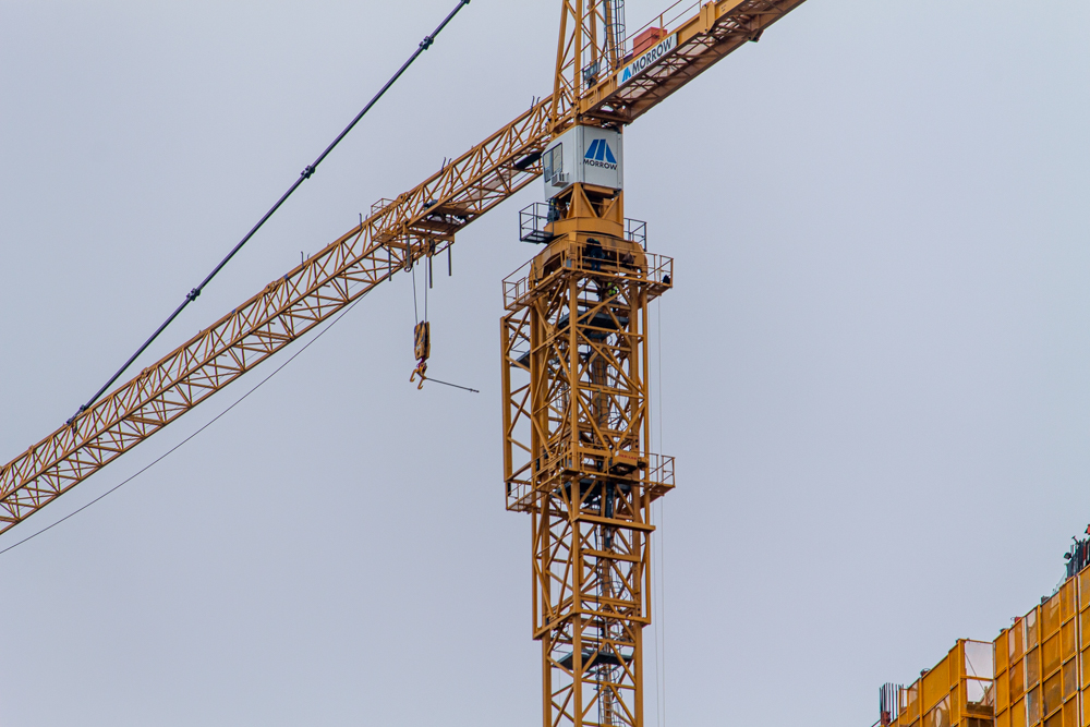 400 Lake Shore North Tower crane jump July 2025