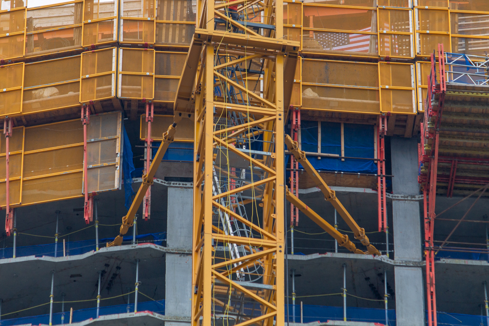 400 Lake Shore North Tower crane jump July 2025