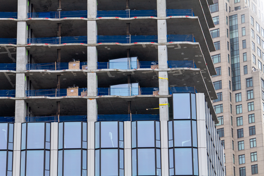 400 Lake Shore North Tower crane jump July 2025