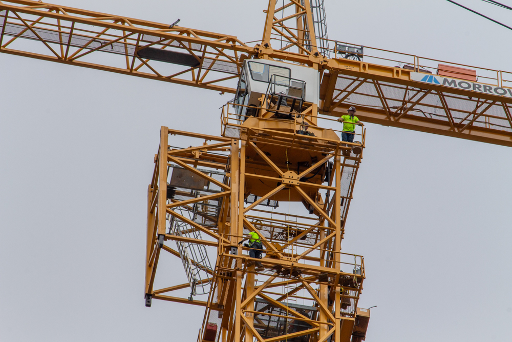 400 Lake Shore North Tower crane jump July 2025