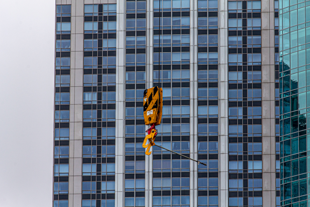 400 Lake Shore North Tower crane jump July 2025