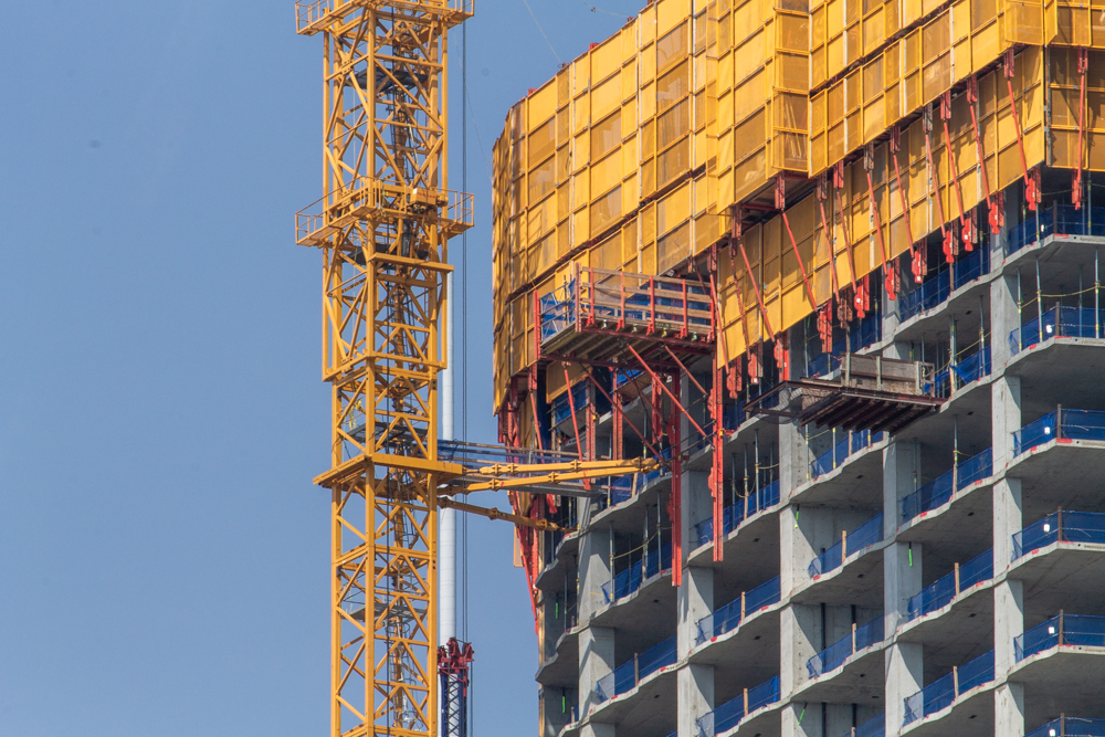 400 Lake Shore North Tower crane jump July 2025