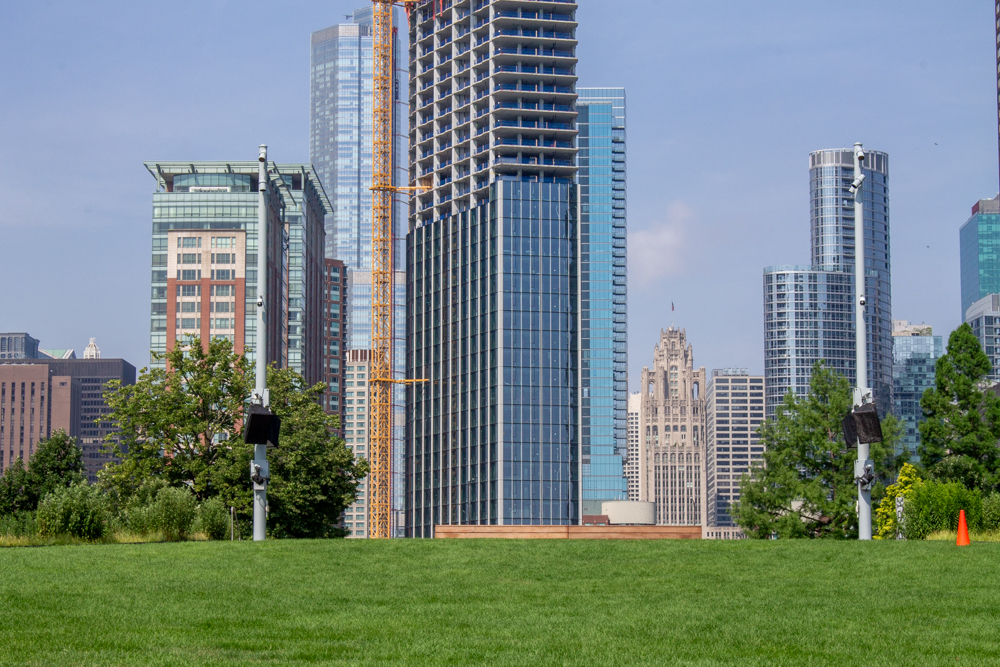 400 Lake Shore North Tower crane jump July 2025