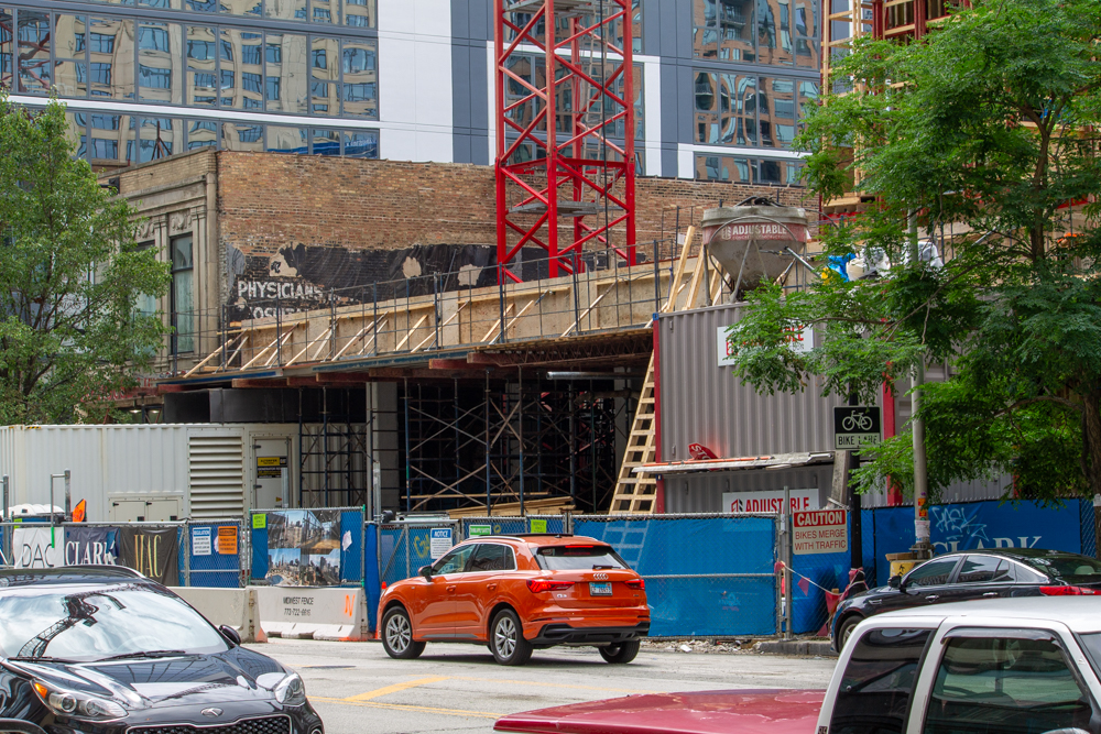 626 South Wabash construction progress