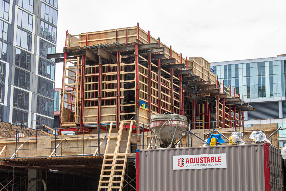 626 South Wabash construction progress