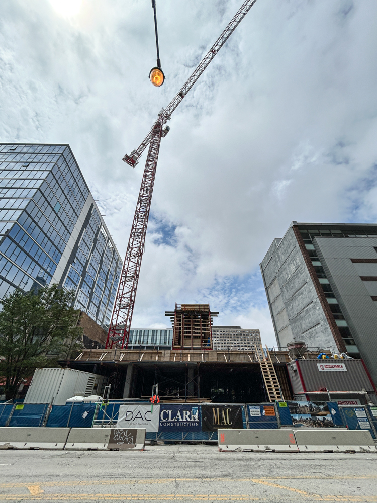 626 South Wabash construction progress