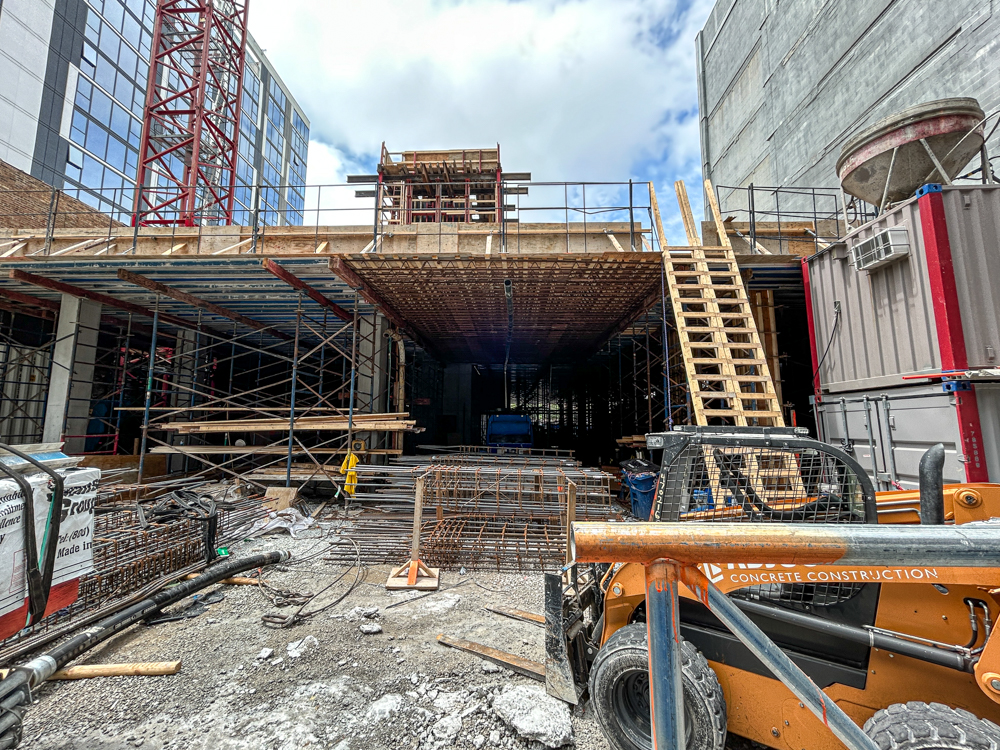 626 South Wabash construction progress