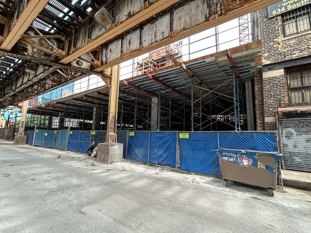 626 South Wabash construction progress