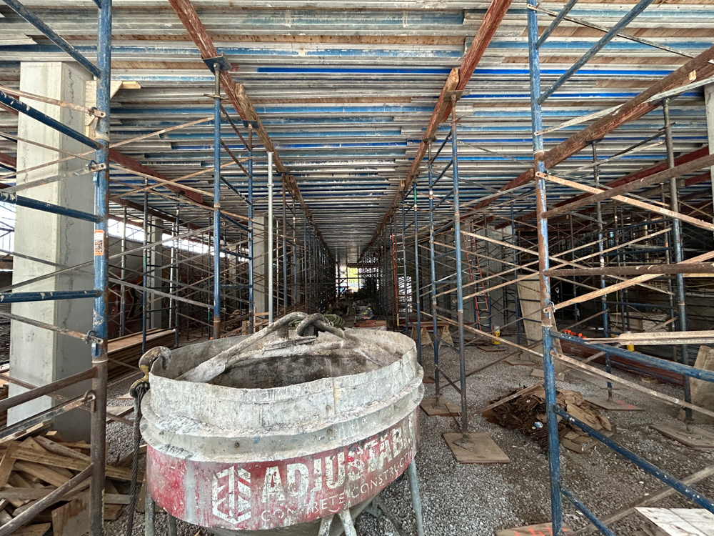 626 South Wabash construction progress