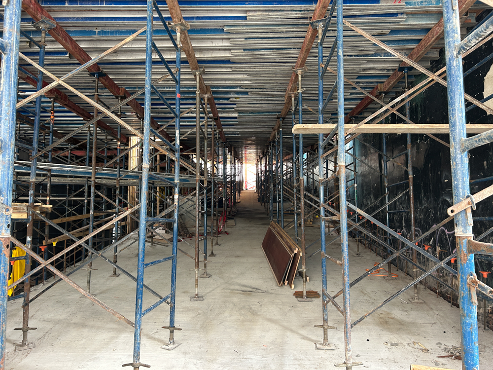 626 South Wabash construction progress
