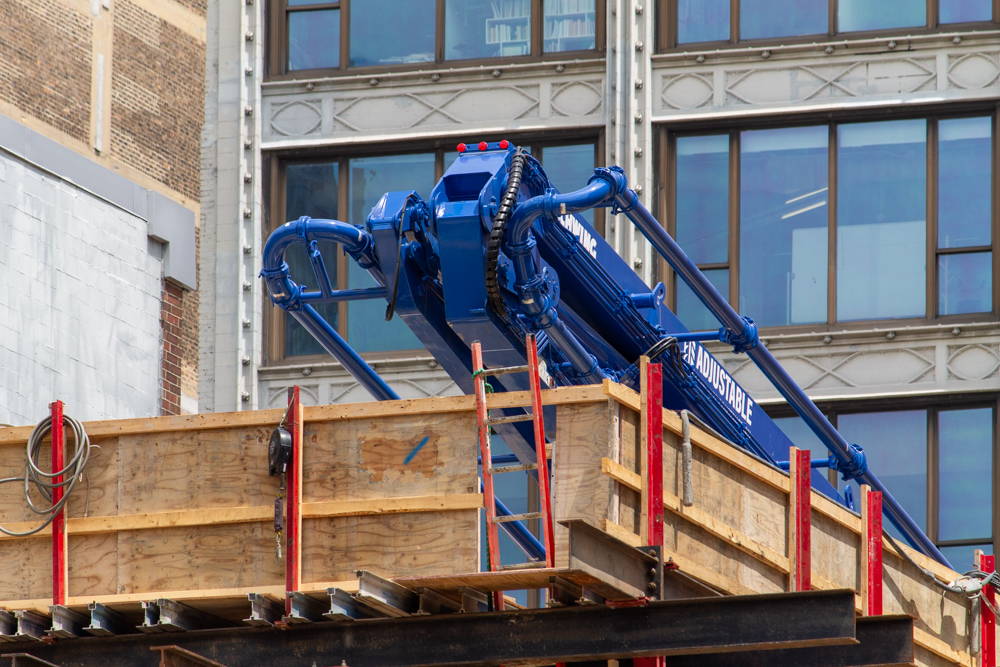 626 South Wabash construction progress