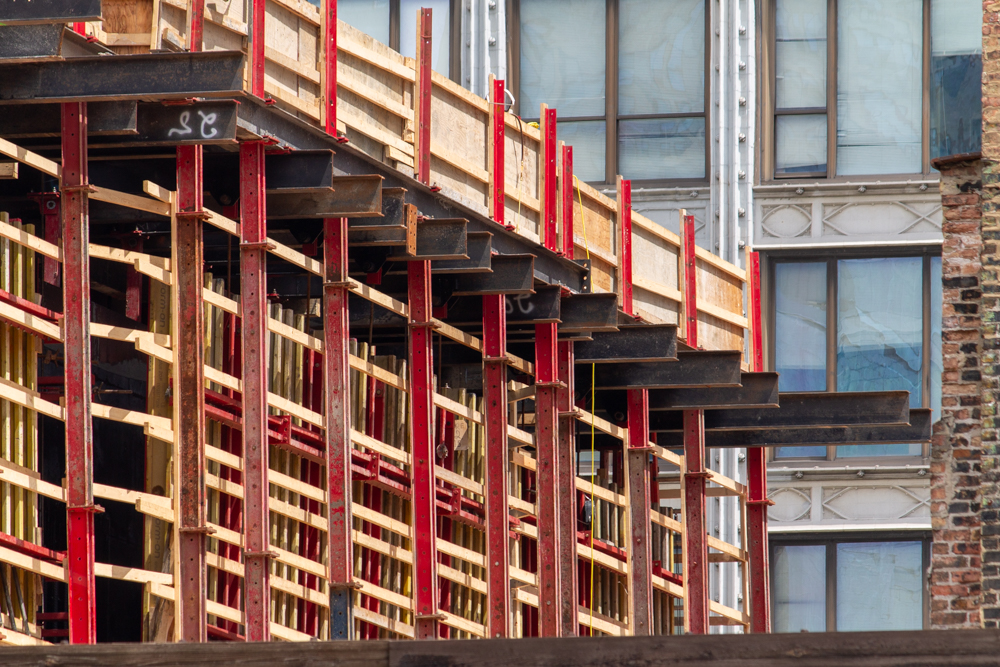 626 South Wabash construction progress