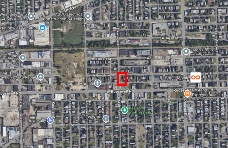 1411 South Keeler Avenue construction permit