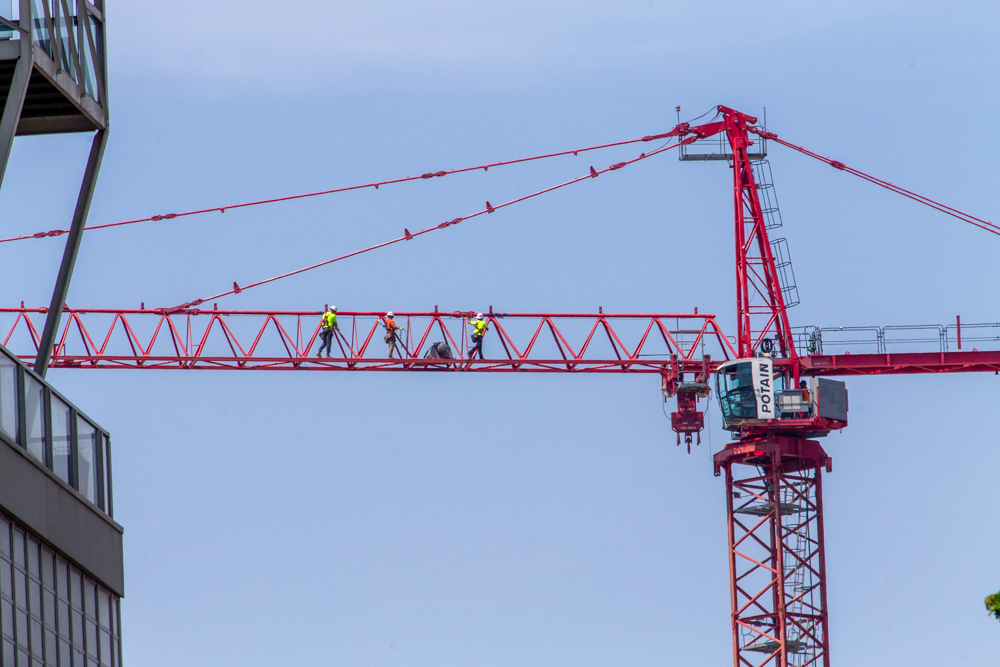 Bally's Casino tower crane