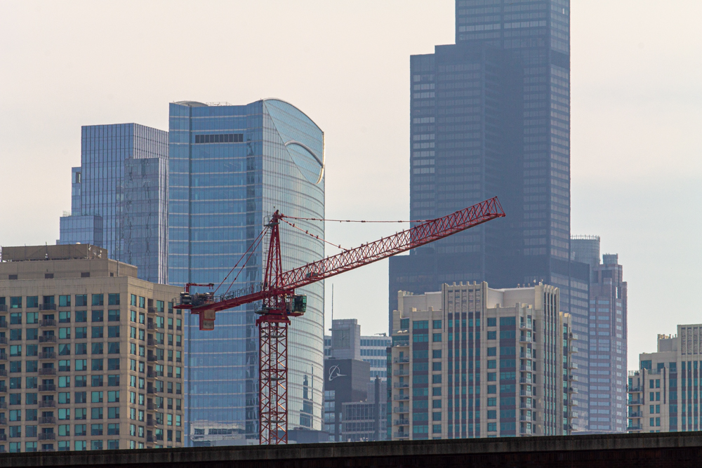 Bally's Casino tower crane