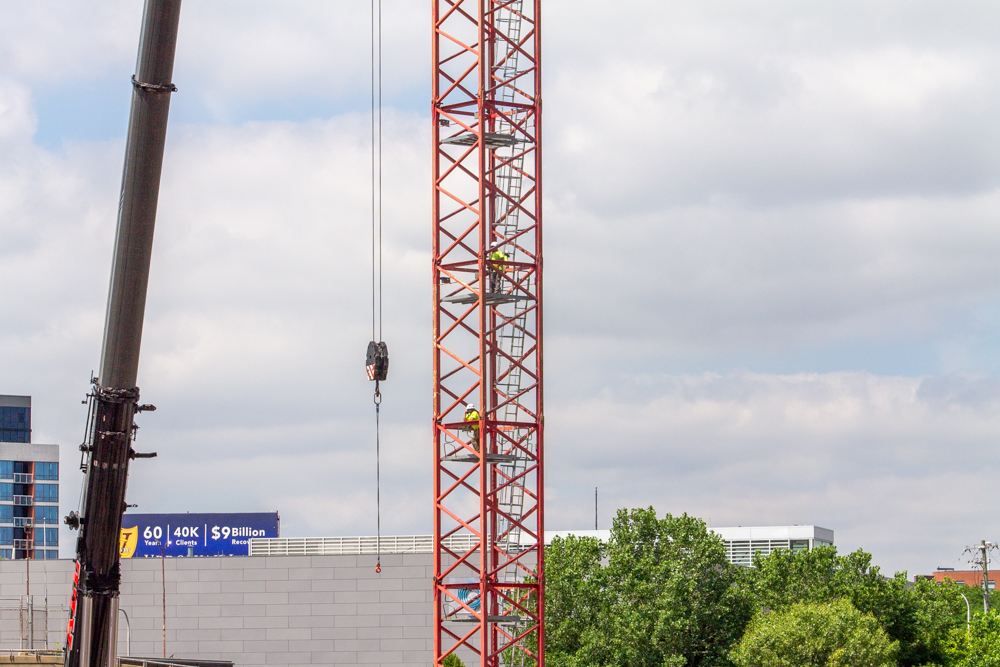 Bally's Casino tower crane