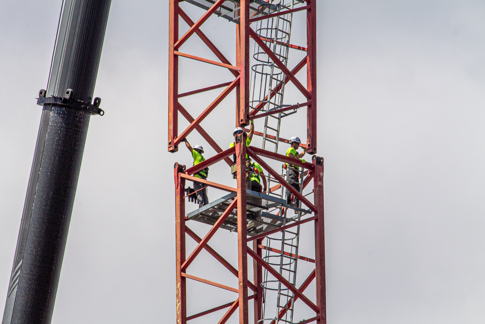 Bally's Casino tower crane