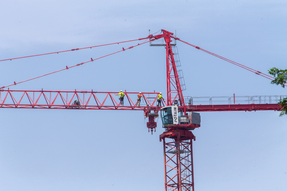 Bally's Casino tower crane