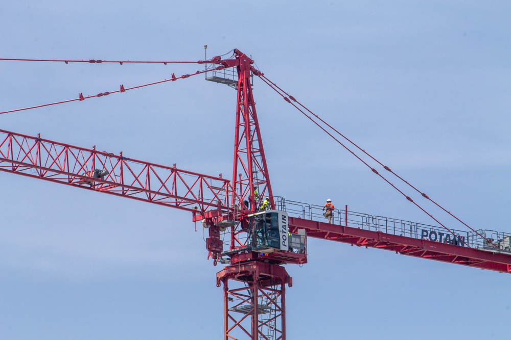 Bally's Casino tower crane