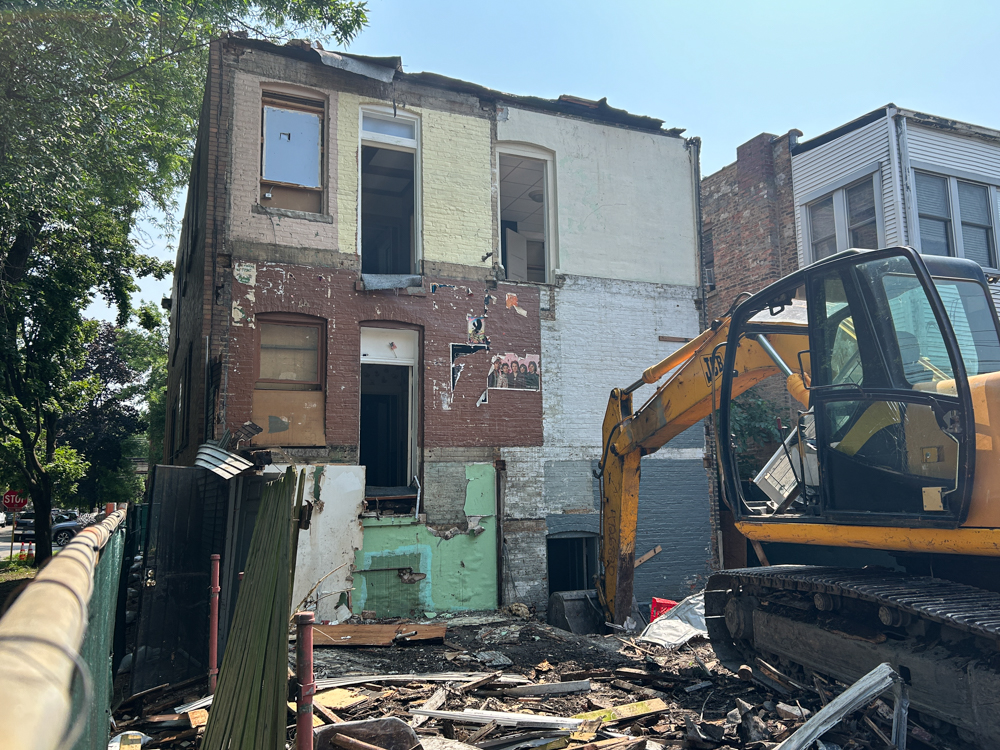 1300 West Newport Avenue demolition