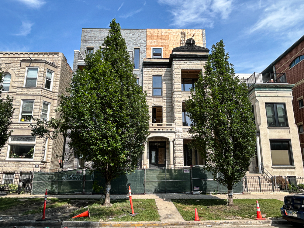 3731 North Sheffield Avenue addition progress